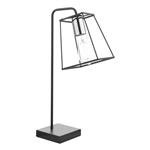 Tower Matt Black And Polished Chrome Table Lamp TOW4150