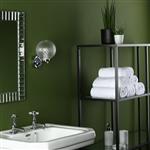 Wayne IP44 Polished Bathroom Chrome Wall Light WAY0750