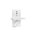 Elamp White And Gold Finished 2 Light LED Wall Fitting 05-7606-14-DO