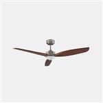 Embat Satin Nickel And Wood LED Ceiling Fan 30-8000-81-F9