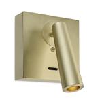 Gamma Satin Gold Recessed/Surface Mount LED Wall Light 05-6420-DN-DN
