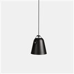 Napa Small Black Steel Domed Ceiling Pendant Fitting 00-7992-05-05