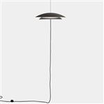 Noway LED Double Shade Black Suspended Floor Lamp 00-7979-05-05