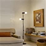 Nude Black Dual Adjustable Floor Lamp 25-8521-05-05