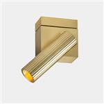 Prolix Matt Gold Aluminium Single LED Spotlight 15-8513-DN-DN