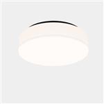 Spark LED 390mm Large Circular Black And White Ceiling Fitting 15-A127-05-F9