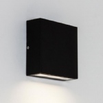 Elis IP54 Single LED Textured Black Wall Light 1331001 (7201)