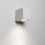 Chios IP44 80 White Outdoor White Wall Light 1310005