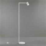 Ascoli Matt White Adjustable Floor Lamp 1286018