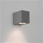 Chios 80 IP44 Textured Grey Outdoor Wall Light 1310007