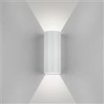 Dunbar 255 White LED Dual IP65 Outdoor Wall Light 1384007