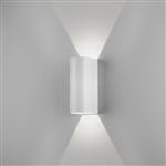 Dunbar 255 White LED Dual IP65 Outdoor Wall Light 1384007 (7994)