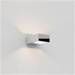Kappa IP44 LED Rectangular Polished Chrome Bathroom Wall Light 1151003