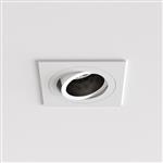 Pinhole Square Adjustable White Fire Rated Recessed Spot Light 1434004