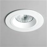 Avon LED Matt White Round Fixed Recessed Downlight 1240013