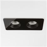 Vetro IP65 Rated Twin Black LED Recessed Downlight 1254018 (5756)