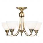 Alton Antique Brass Ceiling Light 1805-5AN