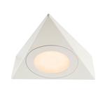 Nyx Single White Finish Triangular LED Under Cabinet Light 59880