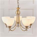 Alton Antique Brass Ceiling Light 1805-5AN