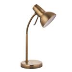 Amalfi Task/Reading USB Antique Brass Table Lamp 76646