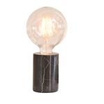 Otto Polished Black Marble Cylinder Table Lamp 76609