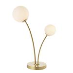 Bloom Satin Brass Two Light Table Lamp 92218