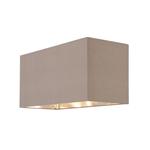 Cassier Large Taupe Silk Shade 74418