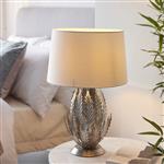 Delphine Silver Leaf Finish Table Lamp 98046