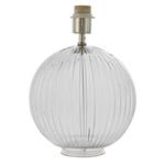Jemma Clear Ribbed Glass Lamp Base 81896