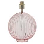 Jemma Pink Smoked Glass Lamp Base 81909