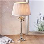 Leaf And Freya Dusky Pink Small Table Lamp 91227