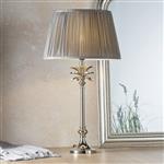 Leaf And Freya Charcoal Large Table Lamp 91219