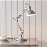 Marshall Slate Grey/Satin White Table Lamp 90561