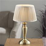 Oslo And Freya Oyster Large Table Lamp 91088