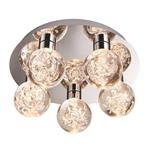Versa Acrylic Sphere 5 LED Bathroom Ceiling Light 76365