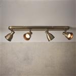 Westbury 4 LED Antique Brass Bar Ceiling Spot 76280