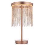 Zelma Brushed Copper Table Lamp 92179