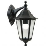 Cardiff Black Downwards Outdoor Wall Light 74381003