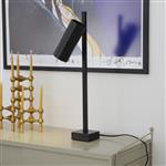 Alanis Matt Black Adjustable Table Lamp 2213455003