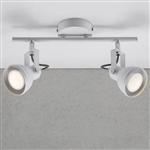 Aslak White Double Adjustable Spot Light 45730101