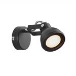 Aslak Black Single Adjustable Spot light 45721003
