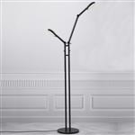 Bend Double Black Finish Touch LED Floor Lamp 2112784003