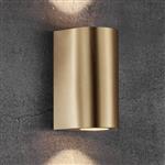 Canto Maxi 2 Solid Brass IP44 Wall Light 49721035