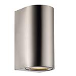 Canto Maxi 2 Stainless Steel IP44 Wall Light 49721034