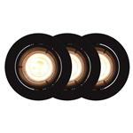 Carina Black 3-Pack Smart Light Recessed LED Downlights 2015670103