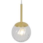 Chisell 15 Small Brass and White Pendant 2312053035