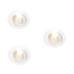 Dorado 3-Pack White Tiltable Dimmable LED Downlights 49400101