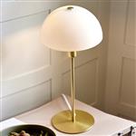 Ellen Opal Glass Brass Finish Table Lamp 2112305035
