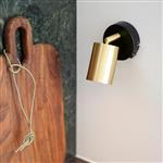 Explore Brass and Black Switched Single Spotlight 2113251035