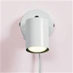 Explore White and Chrome Switched Single Spotlight 2113251001